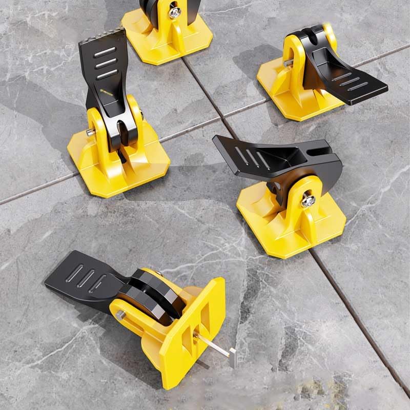 FACITE Tile Leveling System Kit 1/8 Tile Spacers Reusable 50pcs Leveler Tile Tools for Installation+50pcs Replaceable Spare Steel T-Pin Upgraded Adjustable Fit 8-12mm Tile Floor Leveling Compounds Set - Image 1